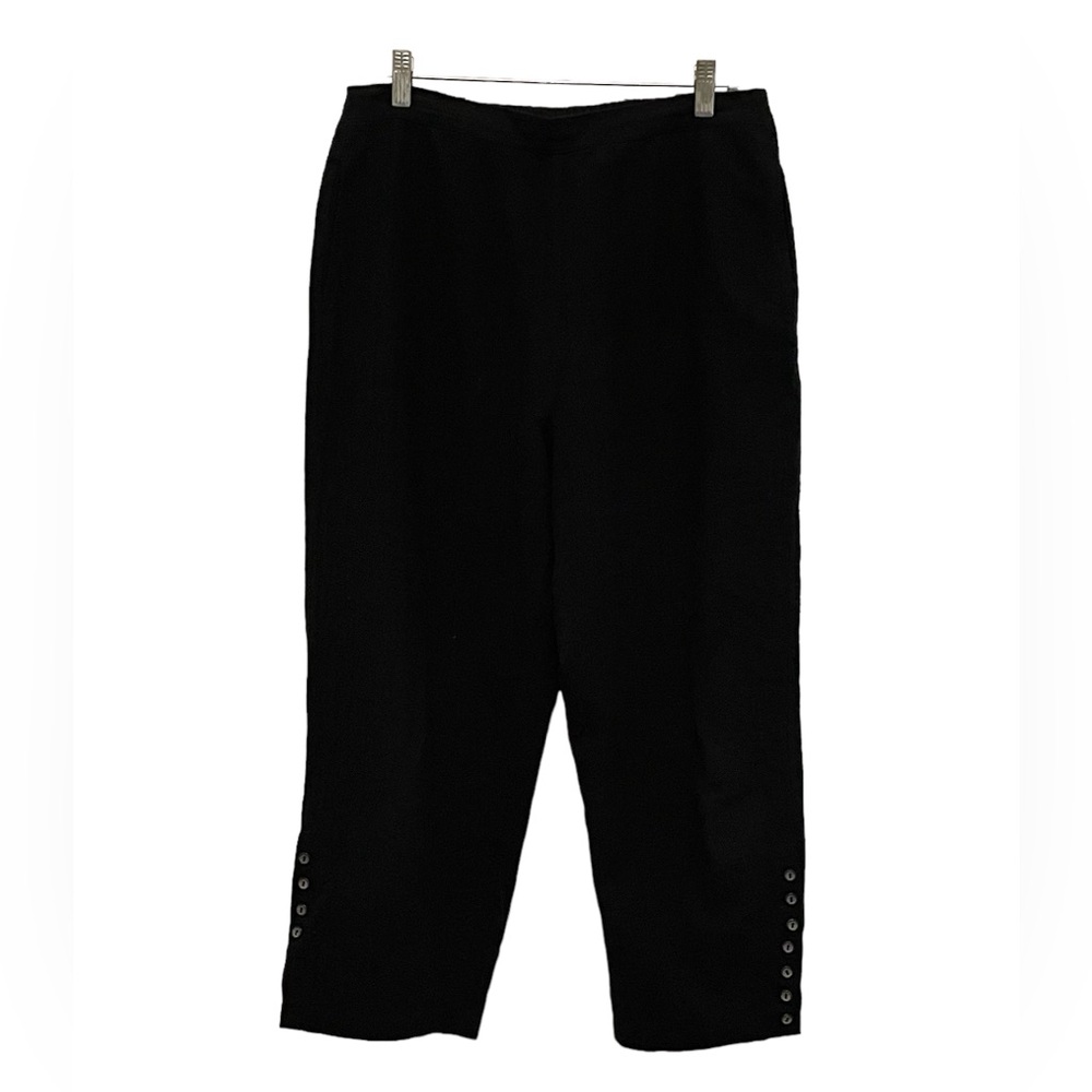Habitat Clothes to Live In Capris Black sz L - Picture 2 of 15